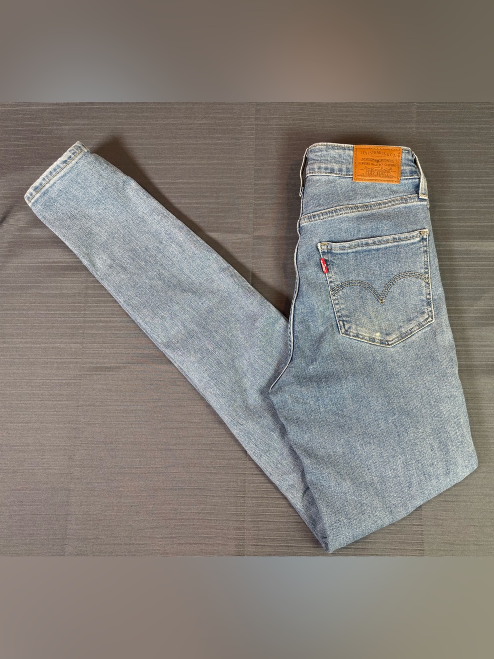 Levi’s 721 High Rise Skinny Jeans W26 Light Wash Stretch Denim Women’s